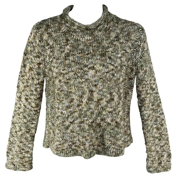 Vintage Cato Womens XL Knit Sweater Crew Neck Marled Earth Tones Cozy Pullover - Picture 1 of 15